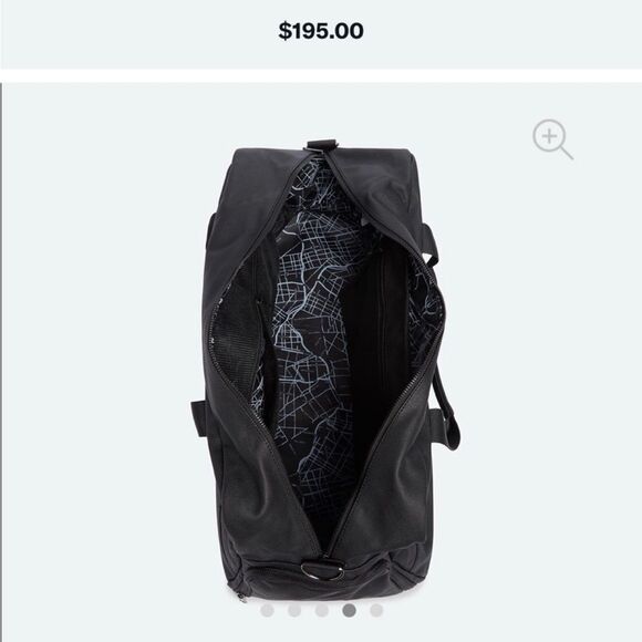 State FRANKLIN WEEKENDER / Gym Nylon Bag in Black/ Pristine - Picture 5 of 8